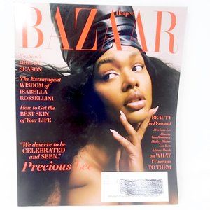 Harpers Bazaar magazine May 2021  Precious Lee sexy cover + HAILEY BIEBER